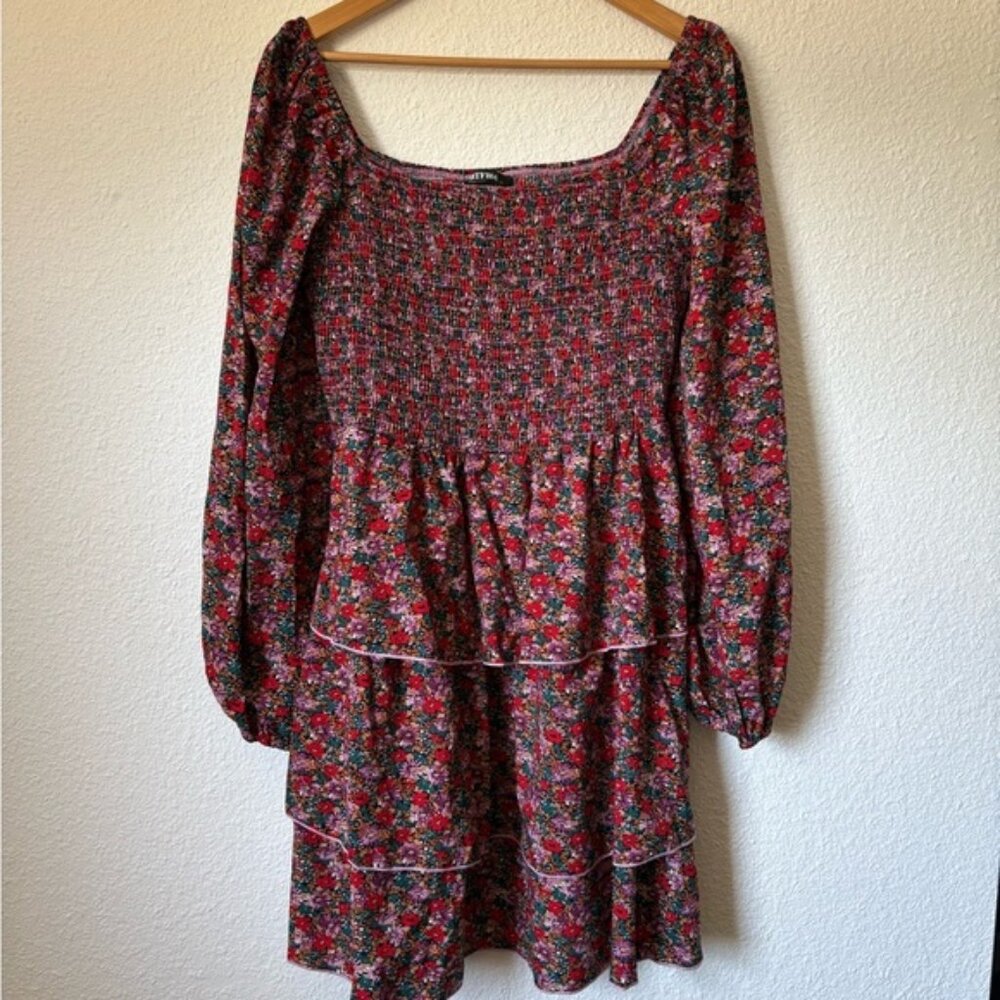 Floral Long Sleeve Dress